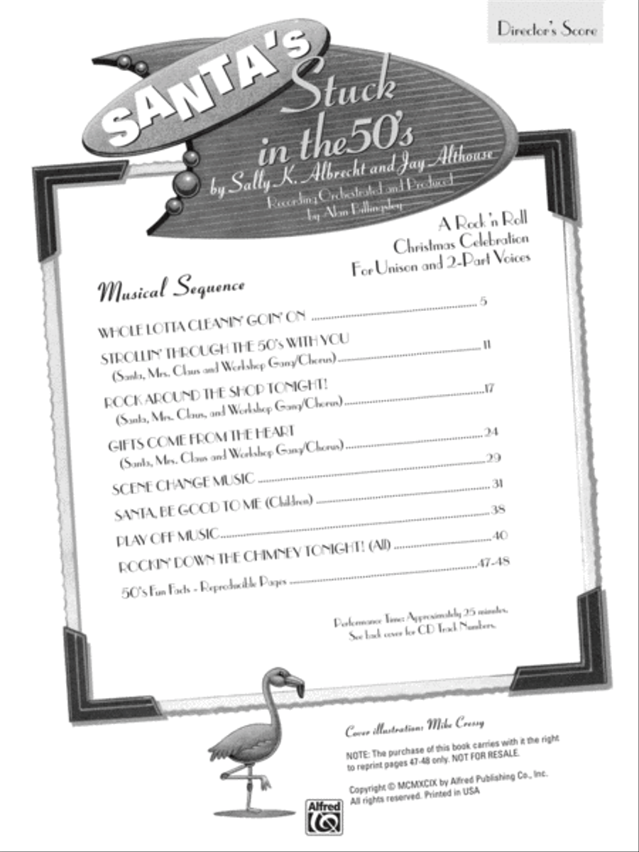 Santa's Stuck in the 50's - Soundtrax CD (CD only) Choir scores gallery preview page 2