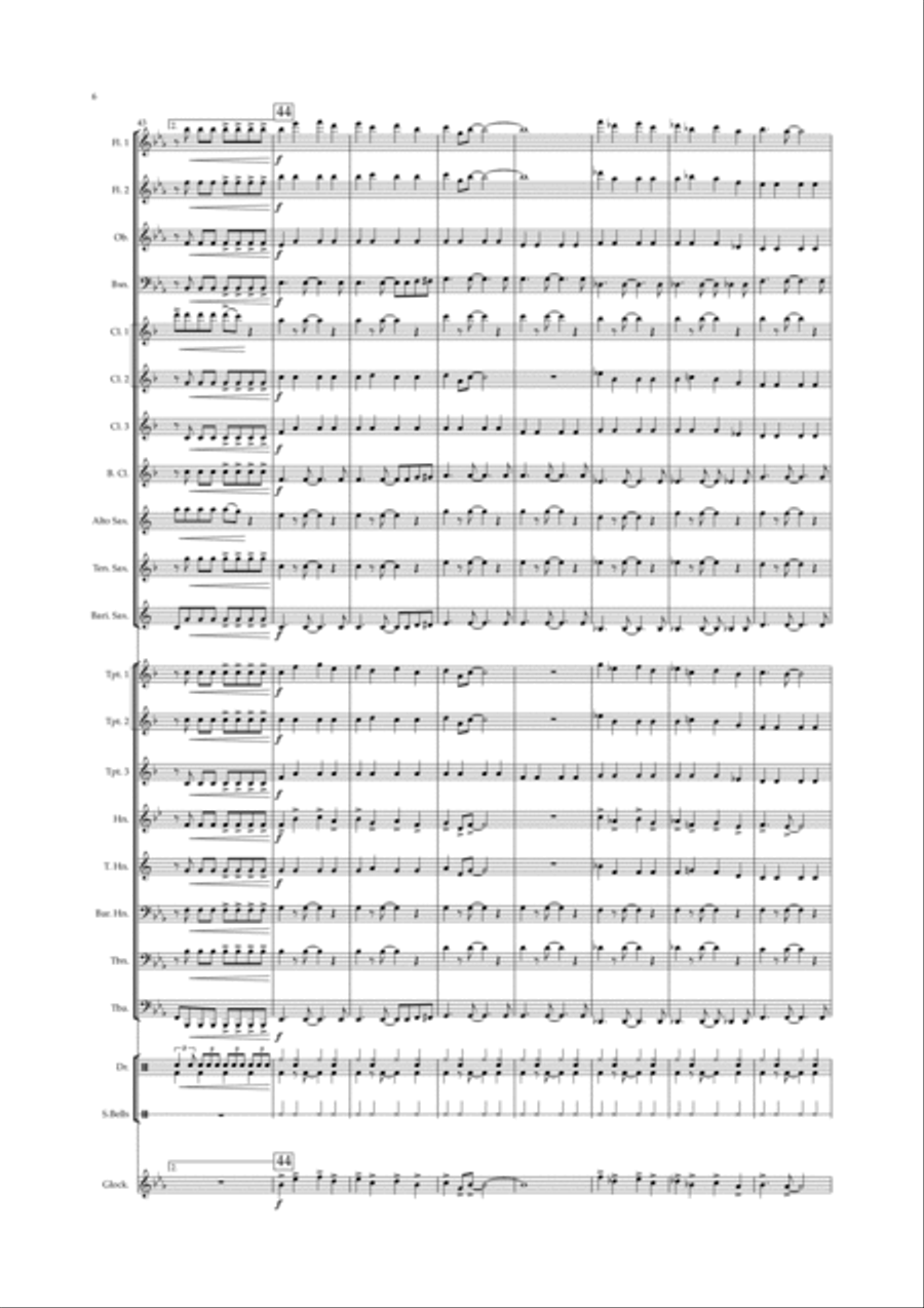 Underneath The Tree Concert Band scores gallery preview page 6