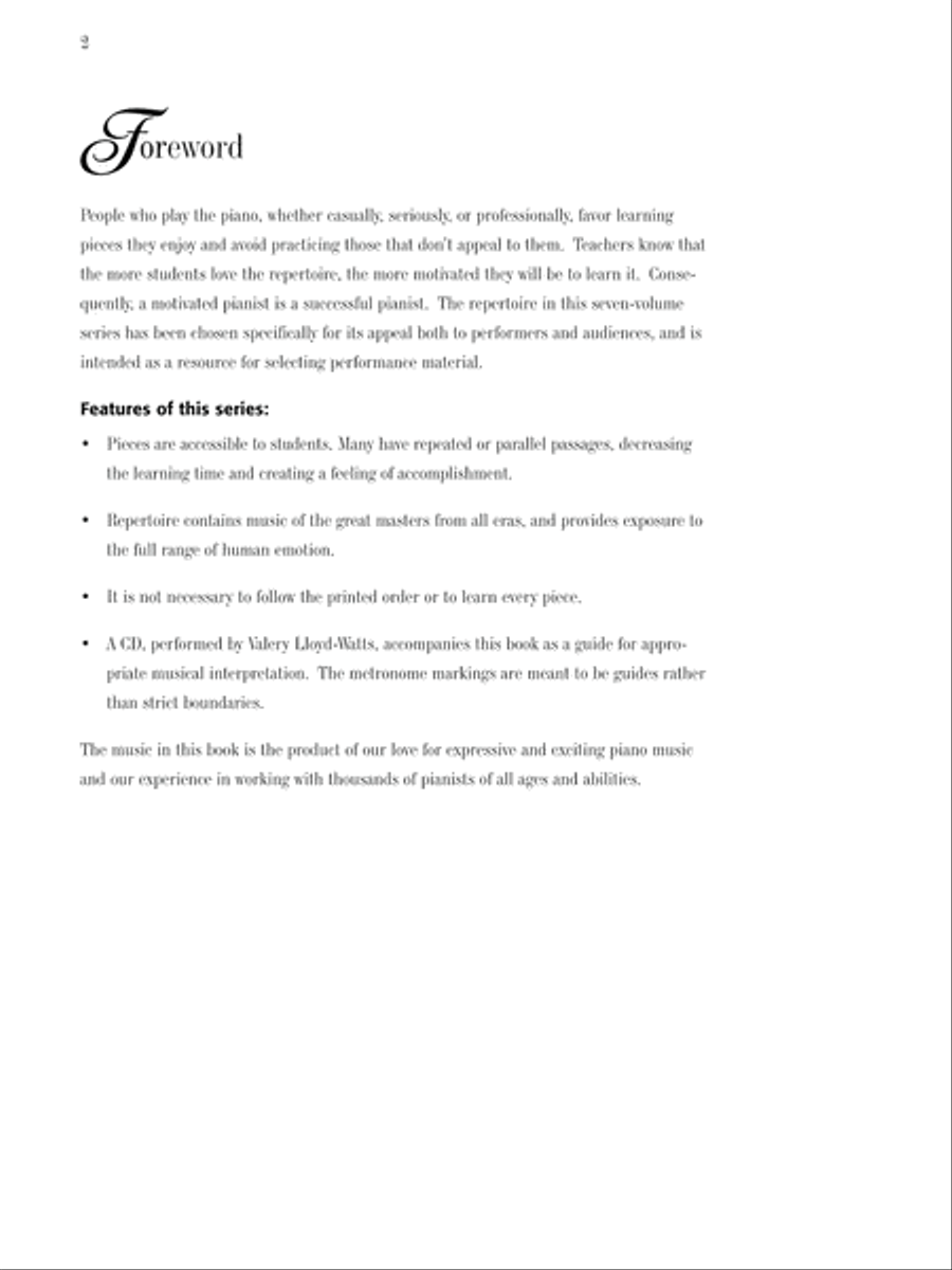 Mastering the Piano, Book 7 Piano Solo scores gallery preview page 2