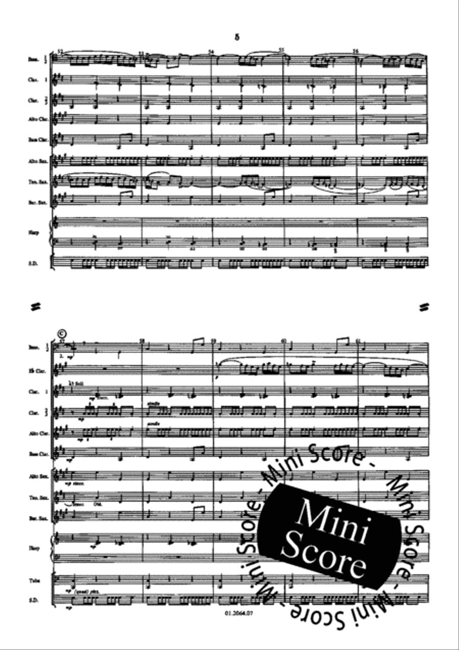 Bolero Concert Band scores gallery preview page 9