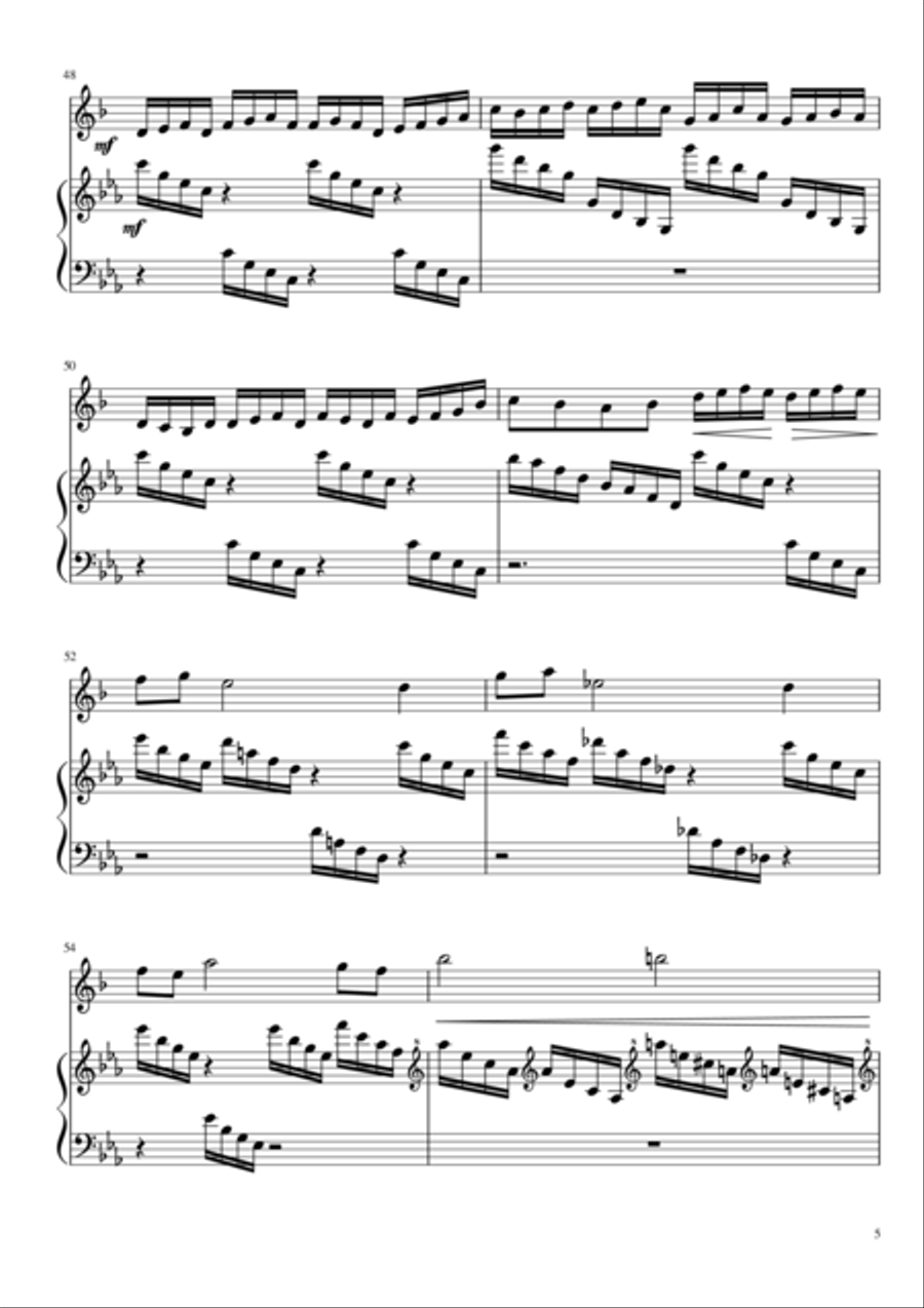 Water in Time Tenor Saxophone scores gallery preview page 10
