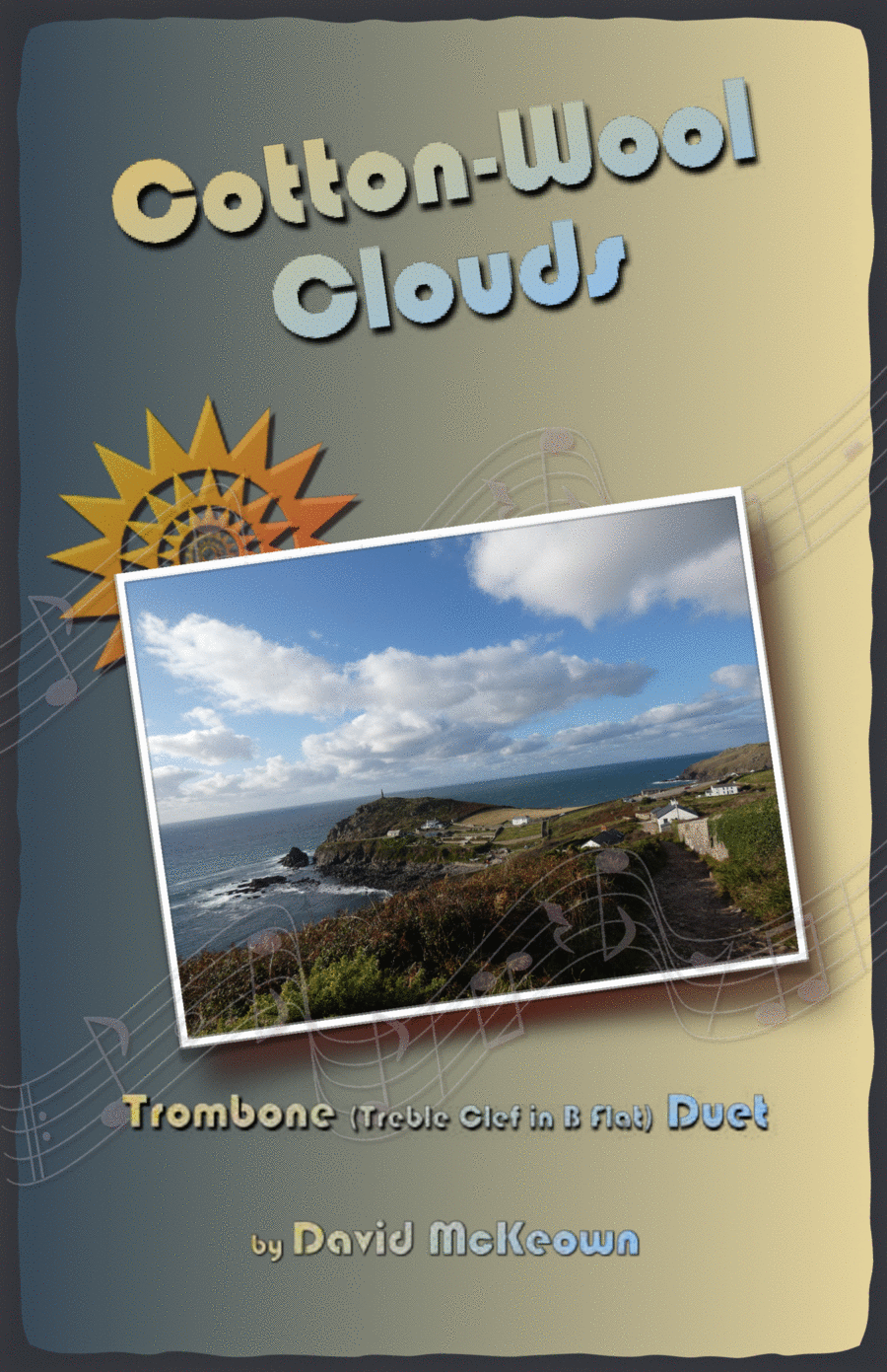 Cotton Wool Clouds for Trombone (Treble Clef in B Flat) Duet Trombone Duet scores gallery preview page 1