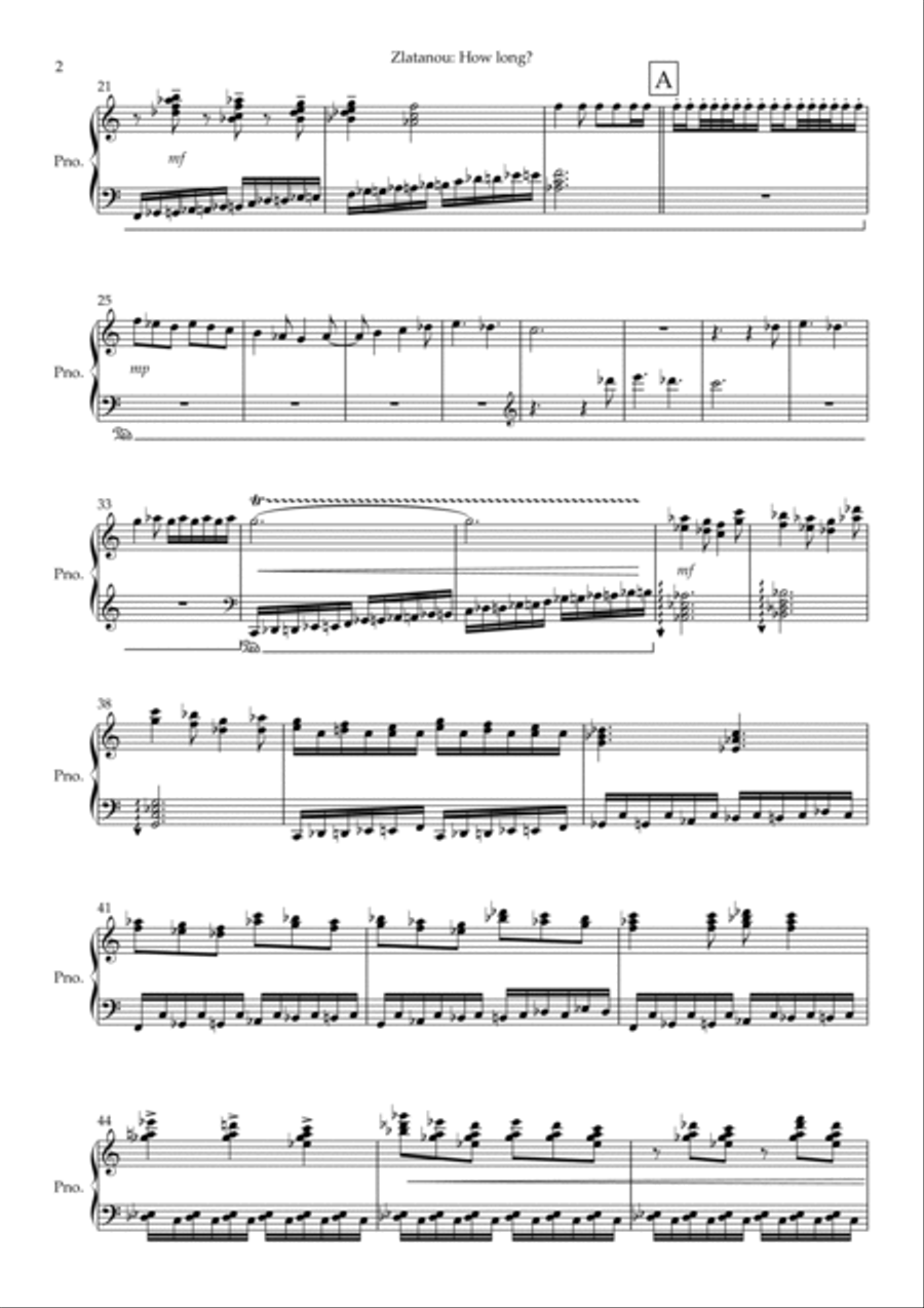 HOW LONG? for solo piano image number null