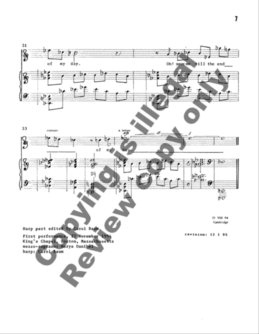 A Celtic Invocation A Celtic Invocation Harp scores gallery preview page 8