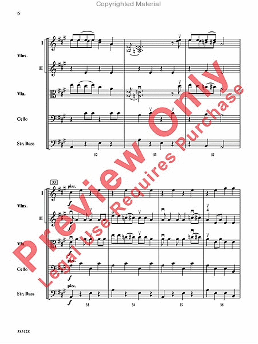Bluegrass Fiddle Frenzy String Orchestra scores gallery preview page 7