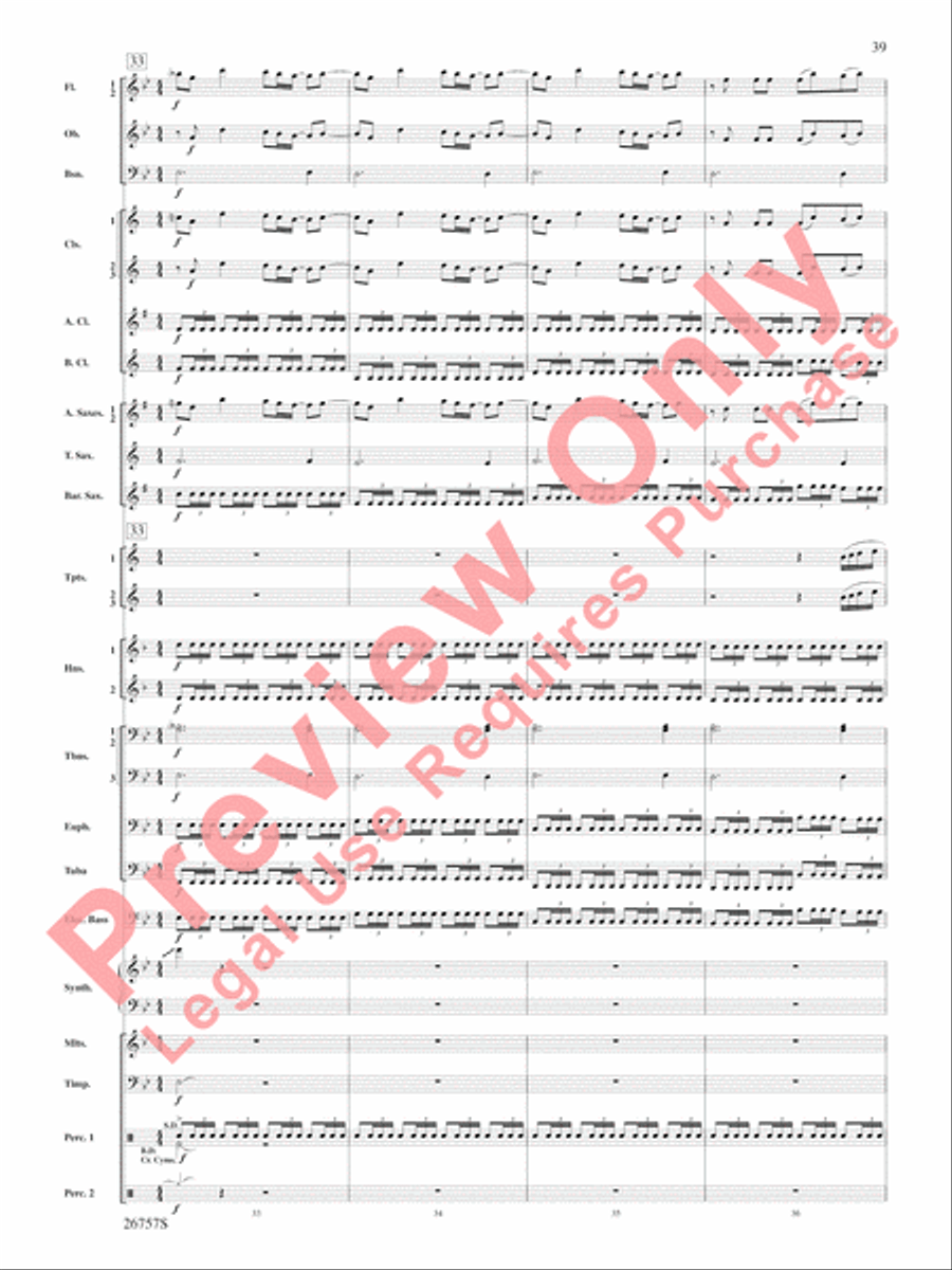 Video Games Live -- Part 1 Concert Band scores gallery preview page 40