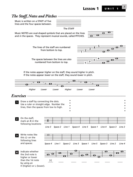 Alfred's Essentials of Music Theory, Book 1