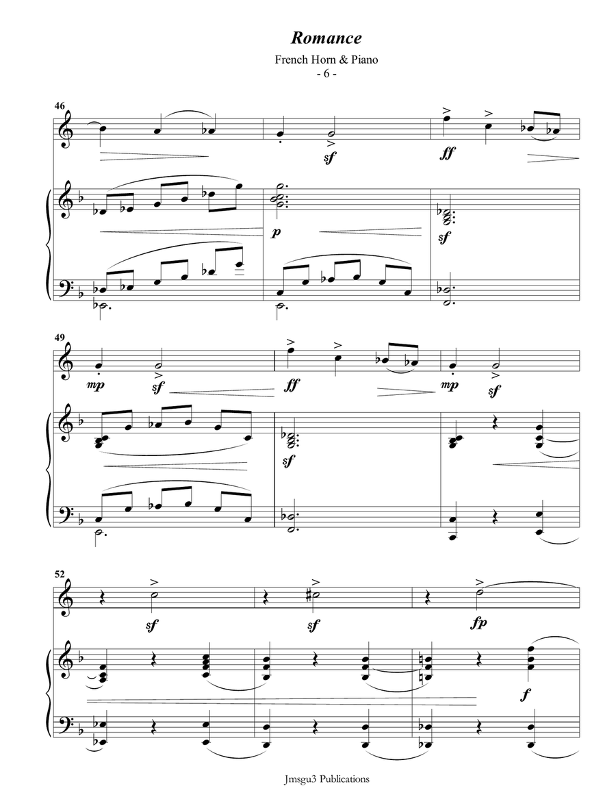 Romance shop french horn