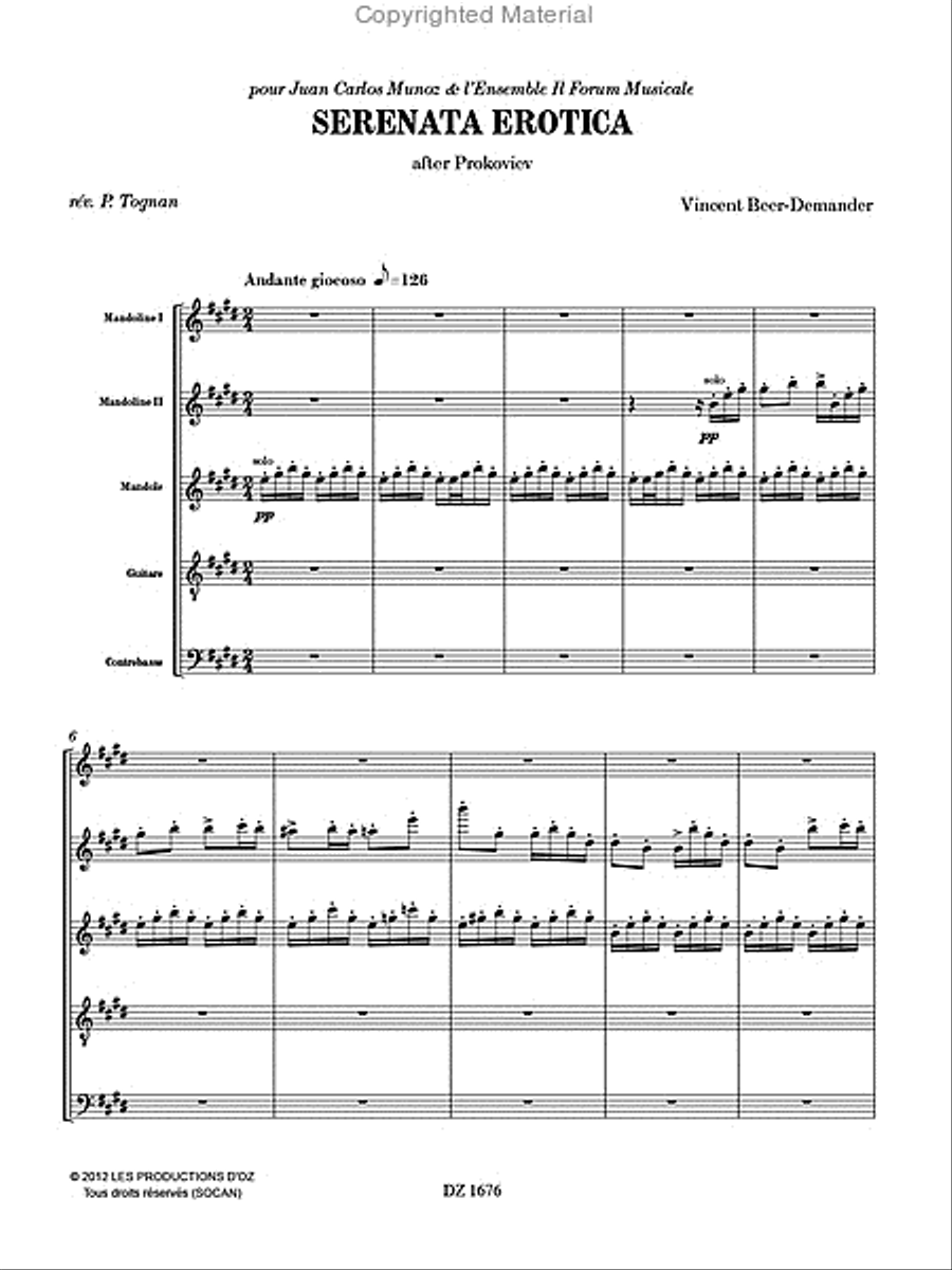 Serenata erotica Orchestra scores gallery preview page 2
