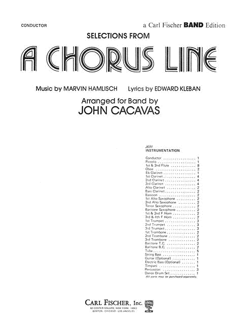 Chorus Line-Selections