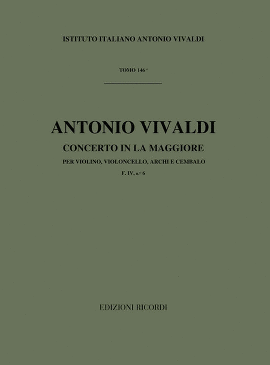 Concerto In La RV 546