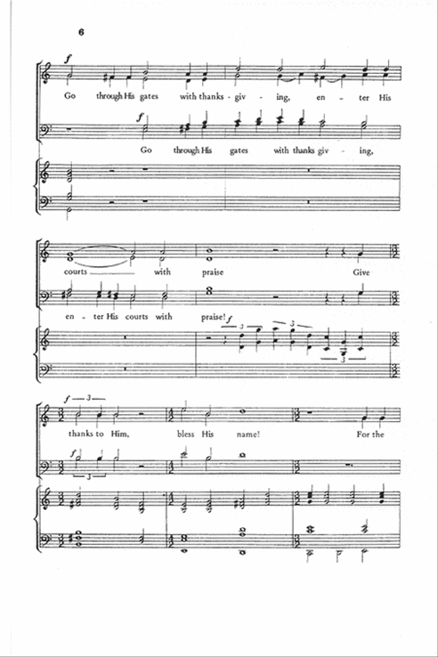 Psalm 100 Psalm 100 Choir scores gallery preview page 6