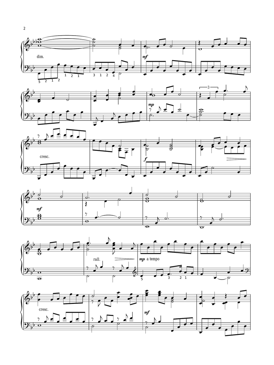 Days In The Sun (from Beauty And The Beast) Piano Solo scores gallery preview page 2