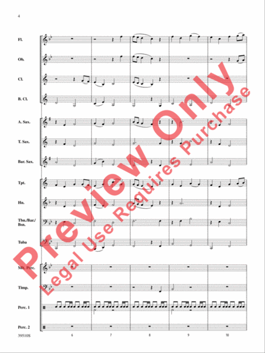 Welcome Christmas (from How the Grinch Stole Christmas) Concert Band scores gallery preview page 5