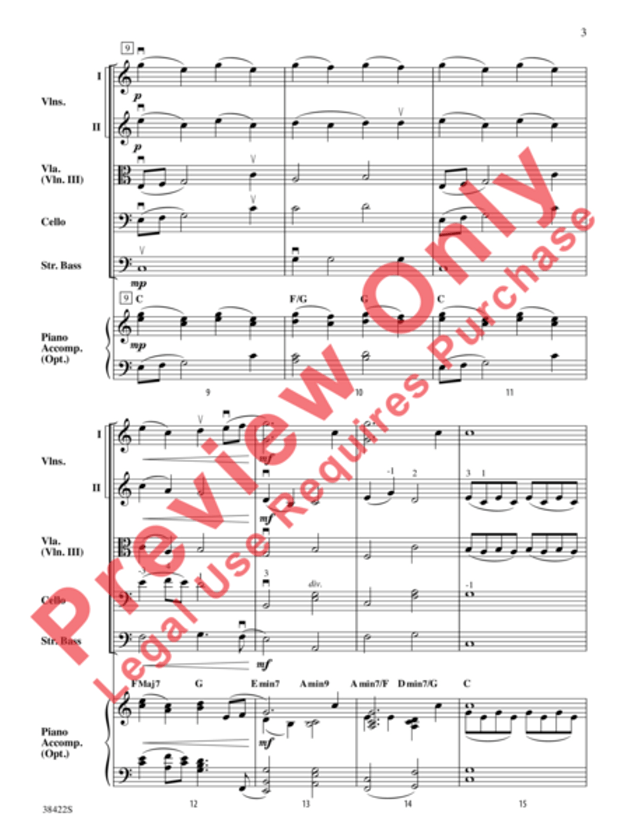 As Twilight Falls As Twilight Falls String Orchestra scores gallery preview page 4