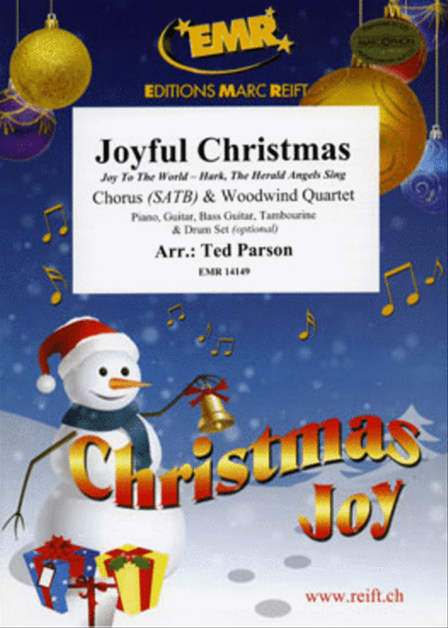 Joyful Christmas Woodwind Quartet scores gallery preview page 1