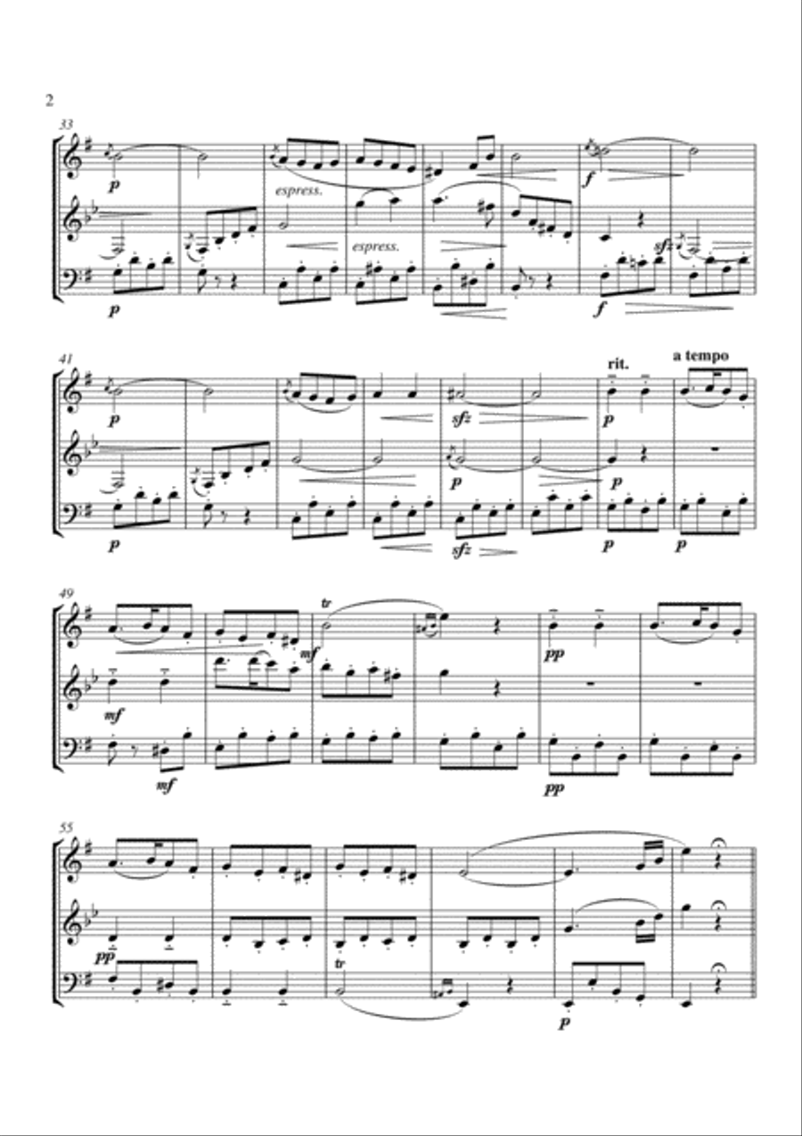 Musette, Op. 47 Woodwind Trio scores gallery preview page 2