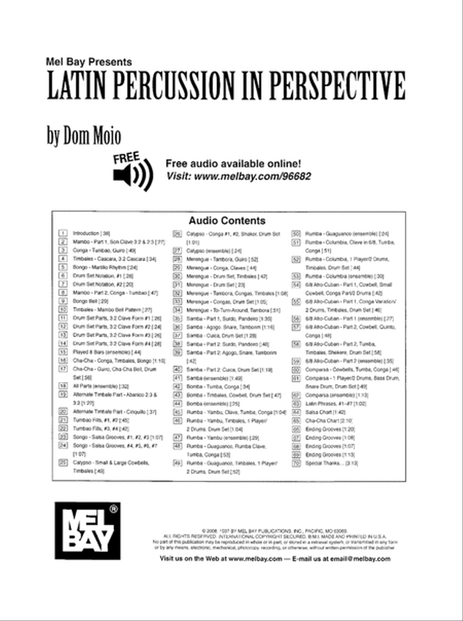Latin Percussion in Perspective Drum Set scores gallery preview page 2