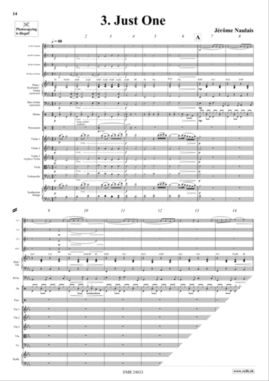 Play With Your Band Volume 3 Clarinet Quartet scores gallery preview page 5