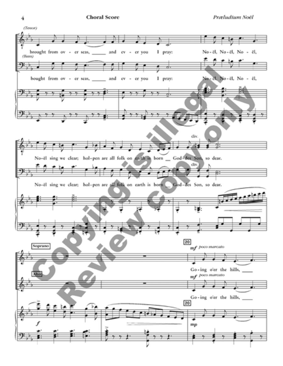 Praeludium Noel (Choral Score)