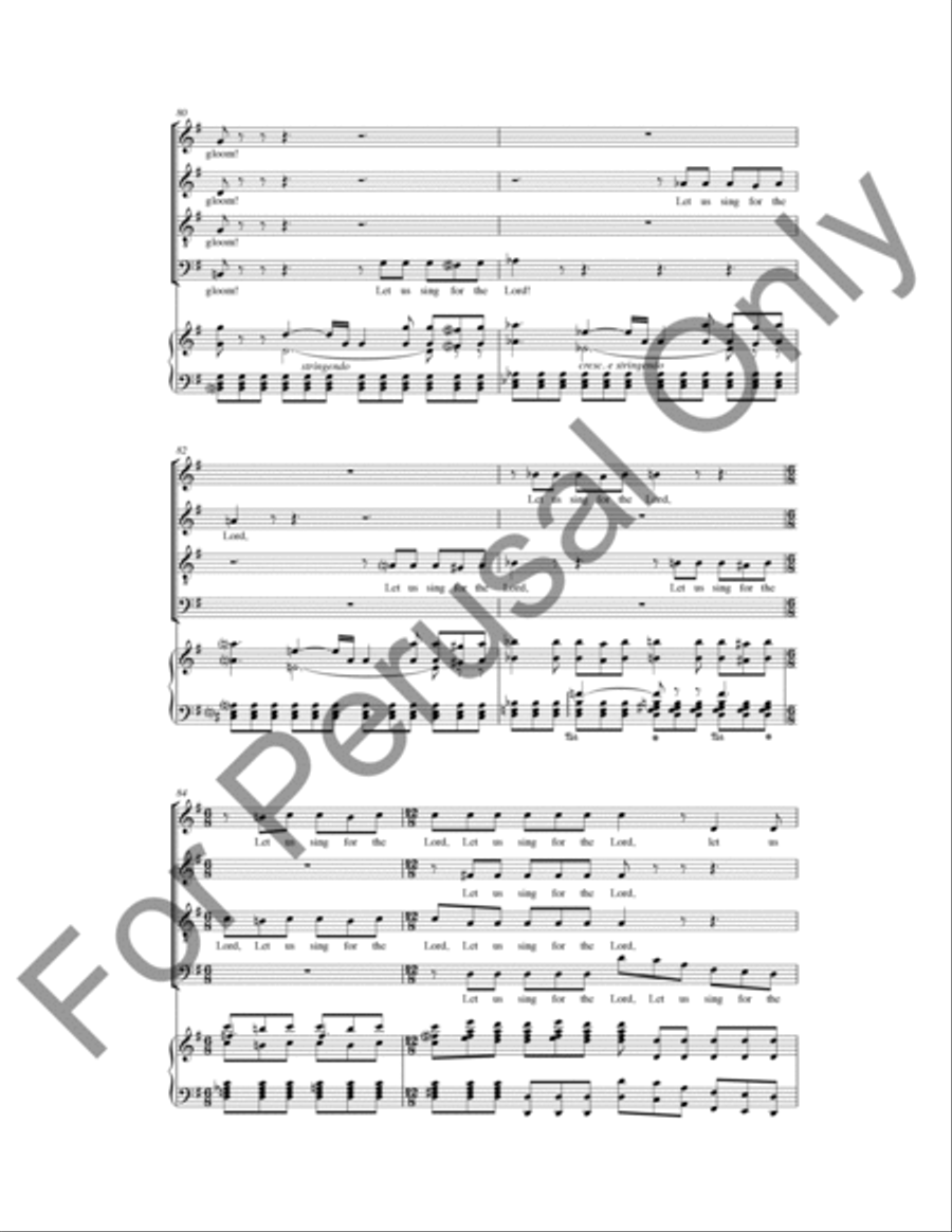 Jesus Is Risen (Choral Score) 4-Part scores gallery preview page 9
