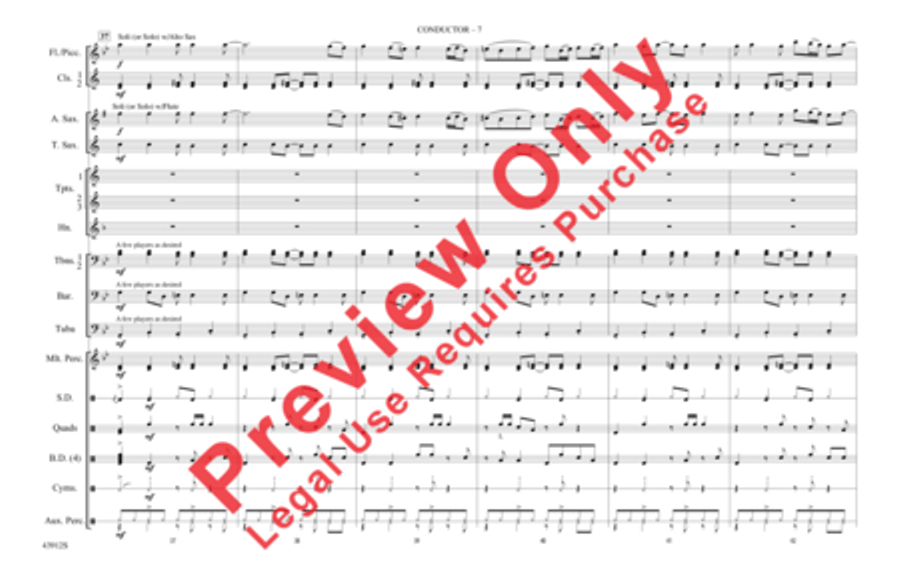 Light My Fire Marching Band scores gallery preview page 8