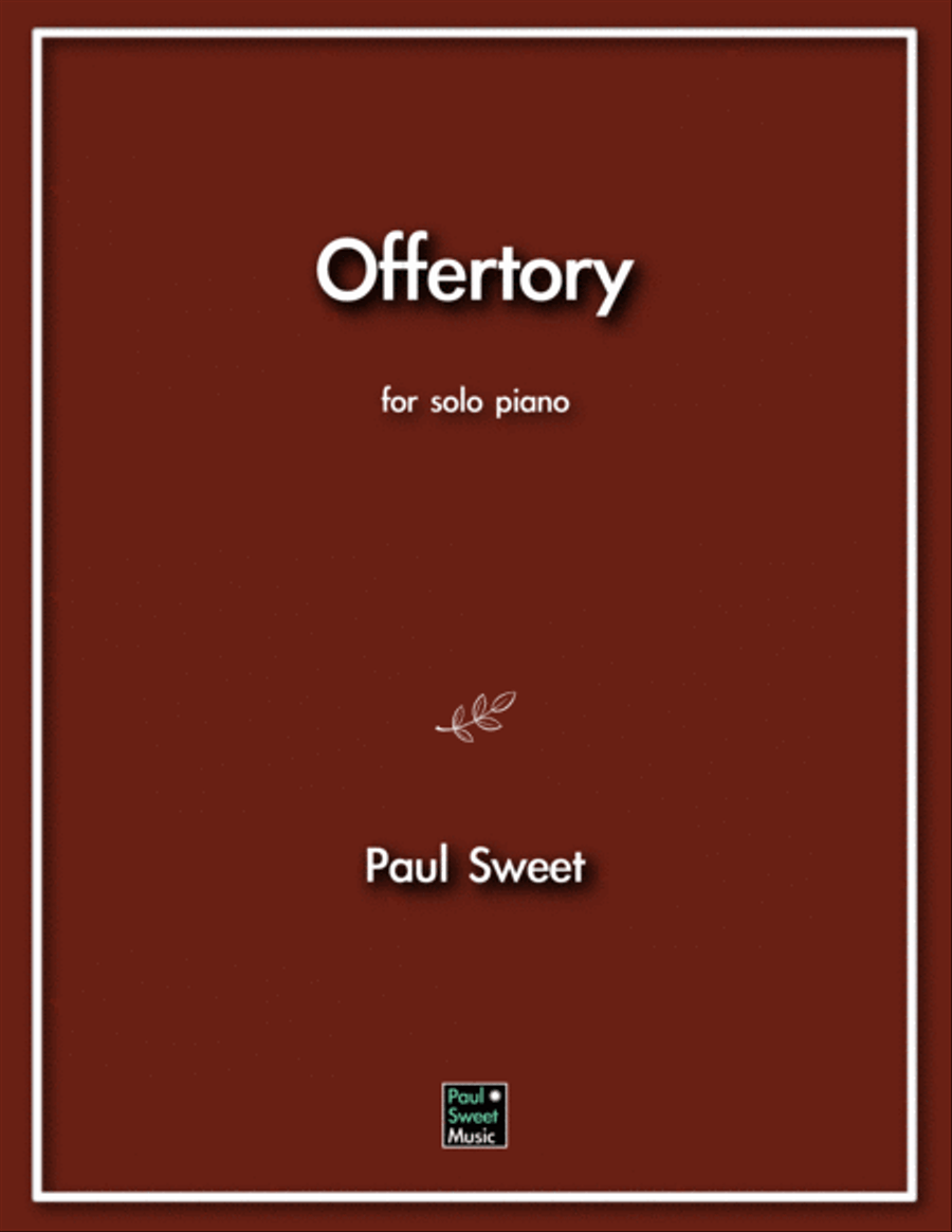 Offertory for solo piano image number null