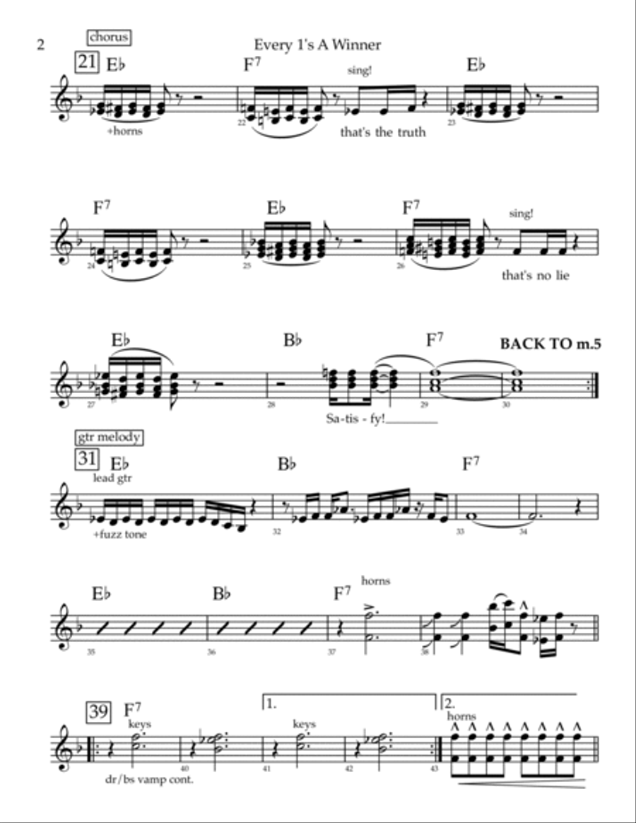 Every 1's A Winner Piano scores gallery preview page 2