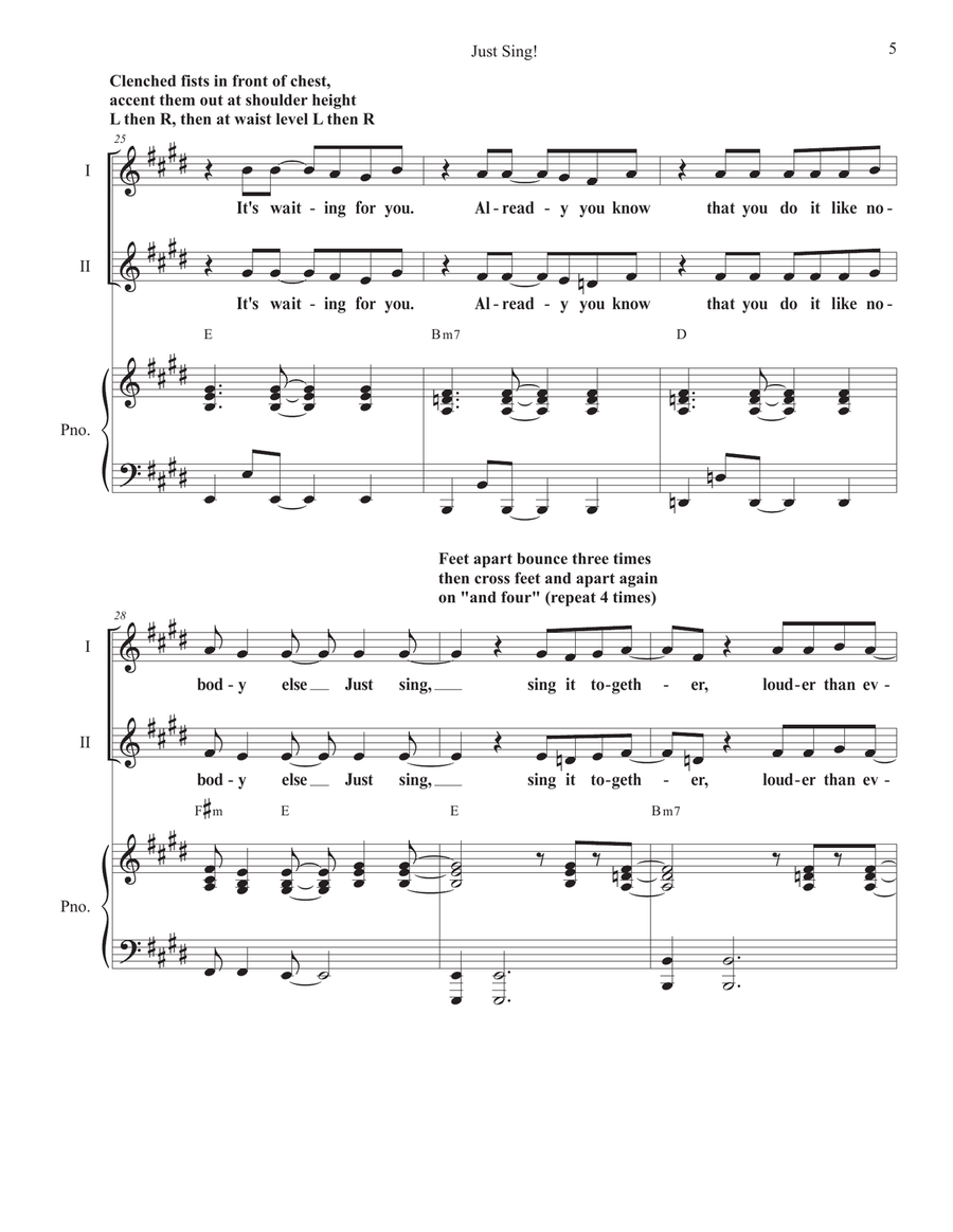 Just Sing SA scores gallery preview page 5