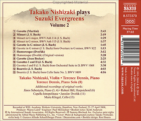 Volume 2: Takako Nishizaki Plays Su image number null