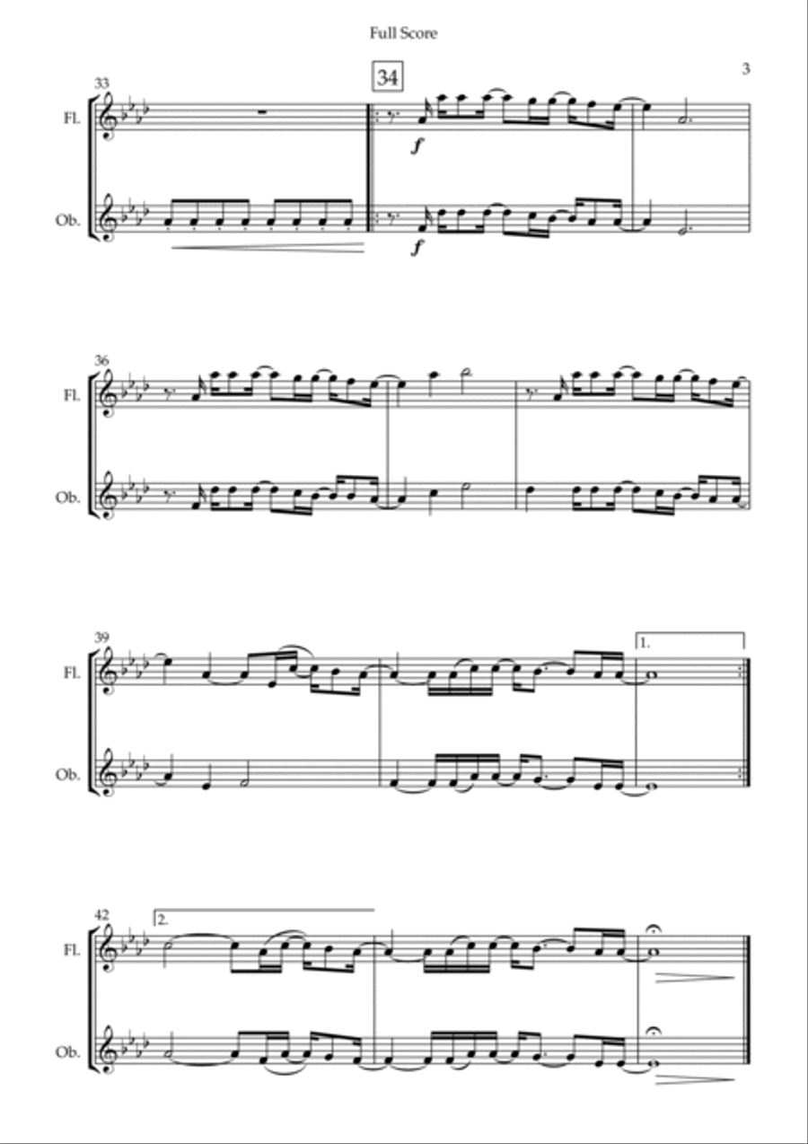 Goodness Of God Woodwind Duet scores gallery preview page 3