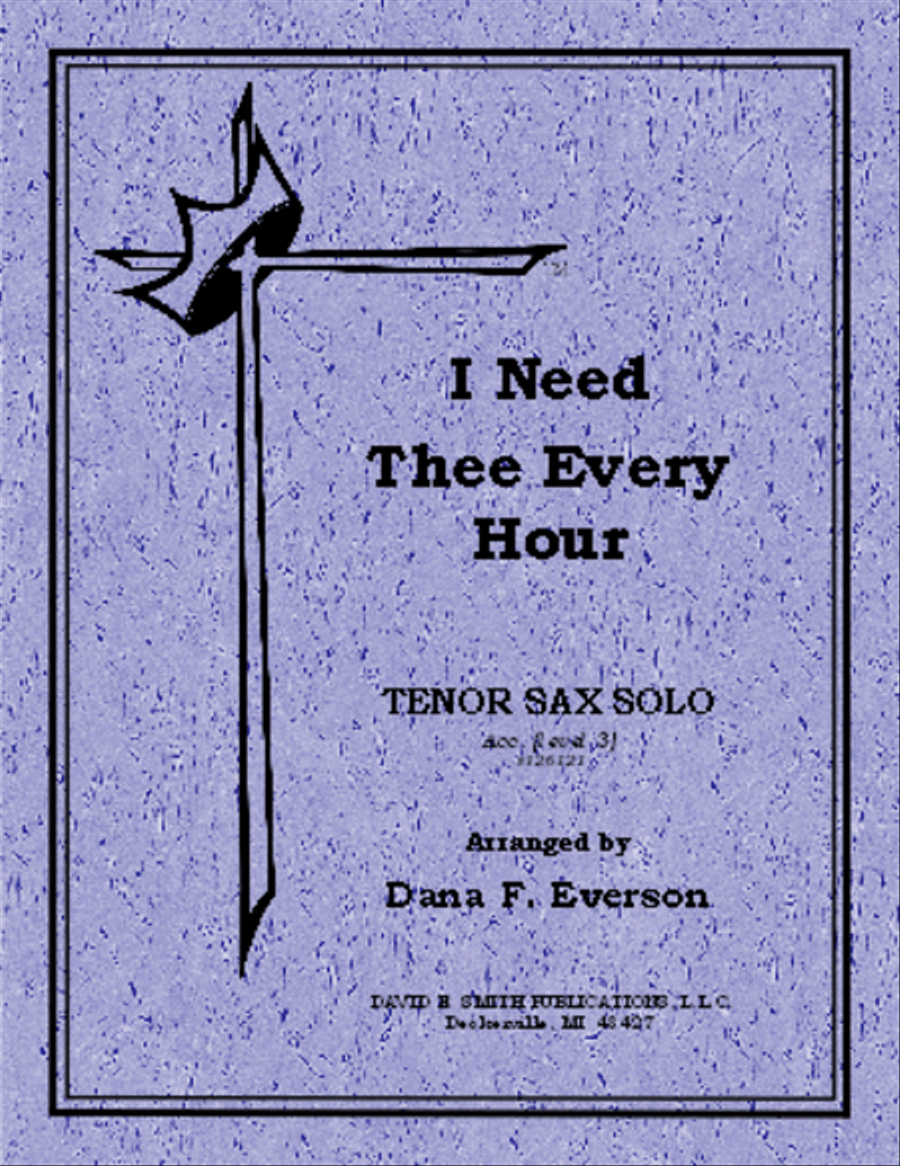 I Need Thee Every Hour Flute scores gallery preview page 1