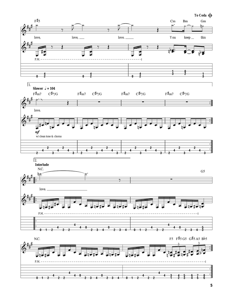This Love Acoustic Guitar scores gallery preview page 5