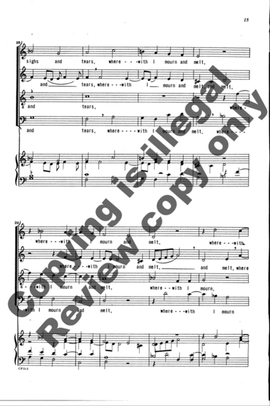 Her Majesty's Delight 4-Part scores gallery preview page 16
