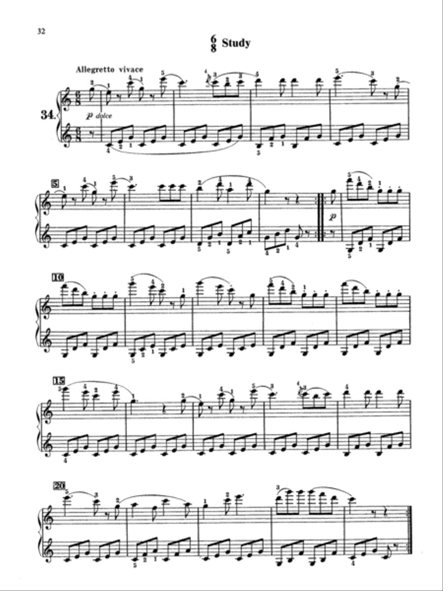 Czerny -- The Young Pianist, Op. 823 (Complete) Piano Method scores gallery preview page 6