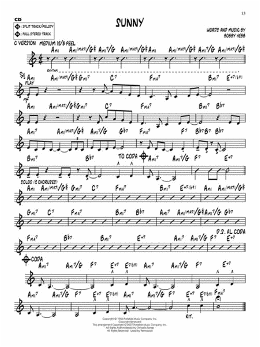 Jazz/Blues C Instrument scores gallery preview page 6