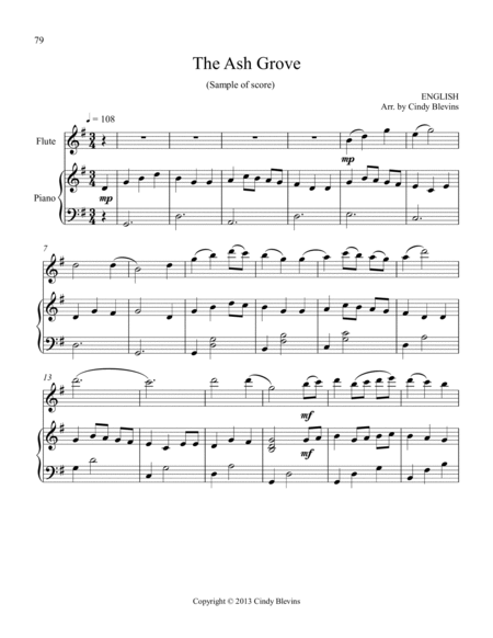 Harp and Flute (Play Folk Songs) (14 arrangements) image number null