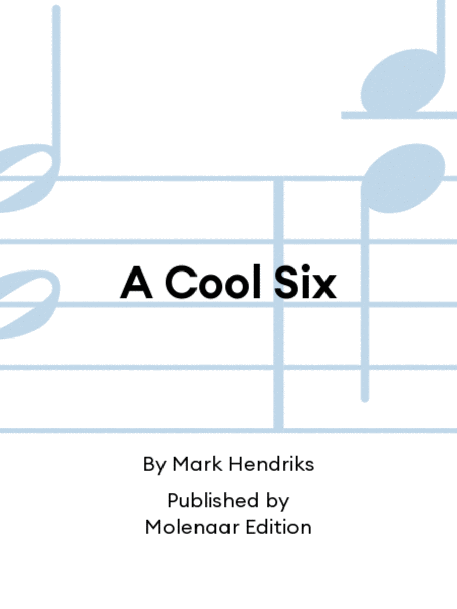 Book cover for A Cool Six