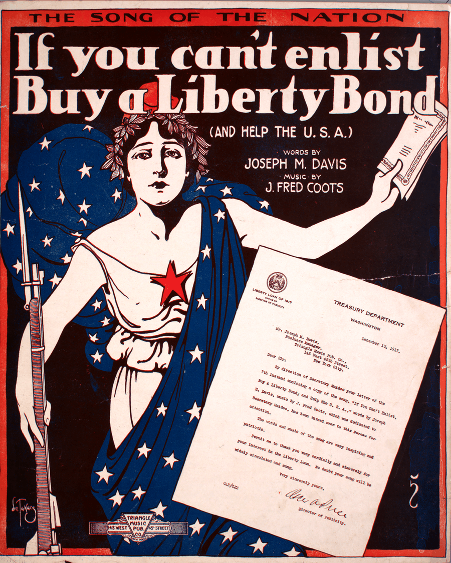 If You Can't Enlist Buy a Liberty Bond (And Help the U.S.A.). The Song of the Nation