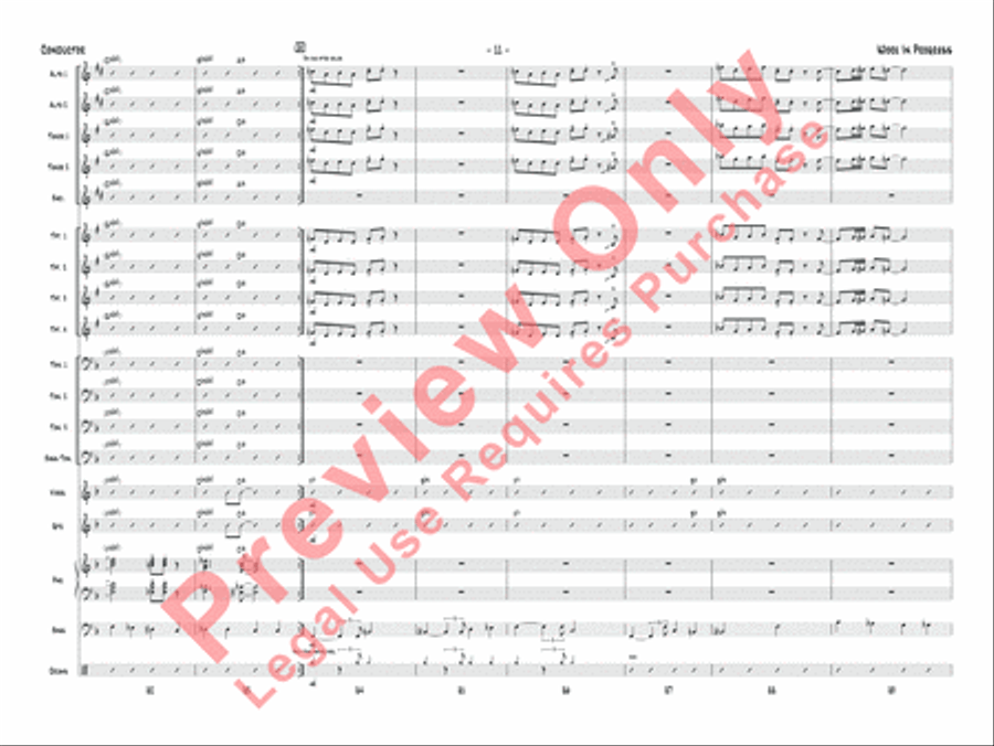 Work in Progress Jazz Ensemble scores gallery preview page 14