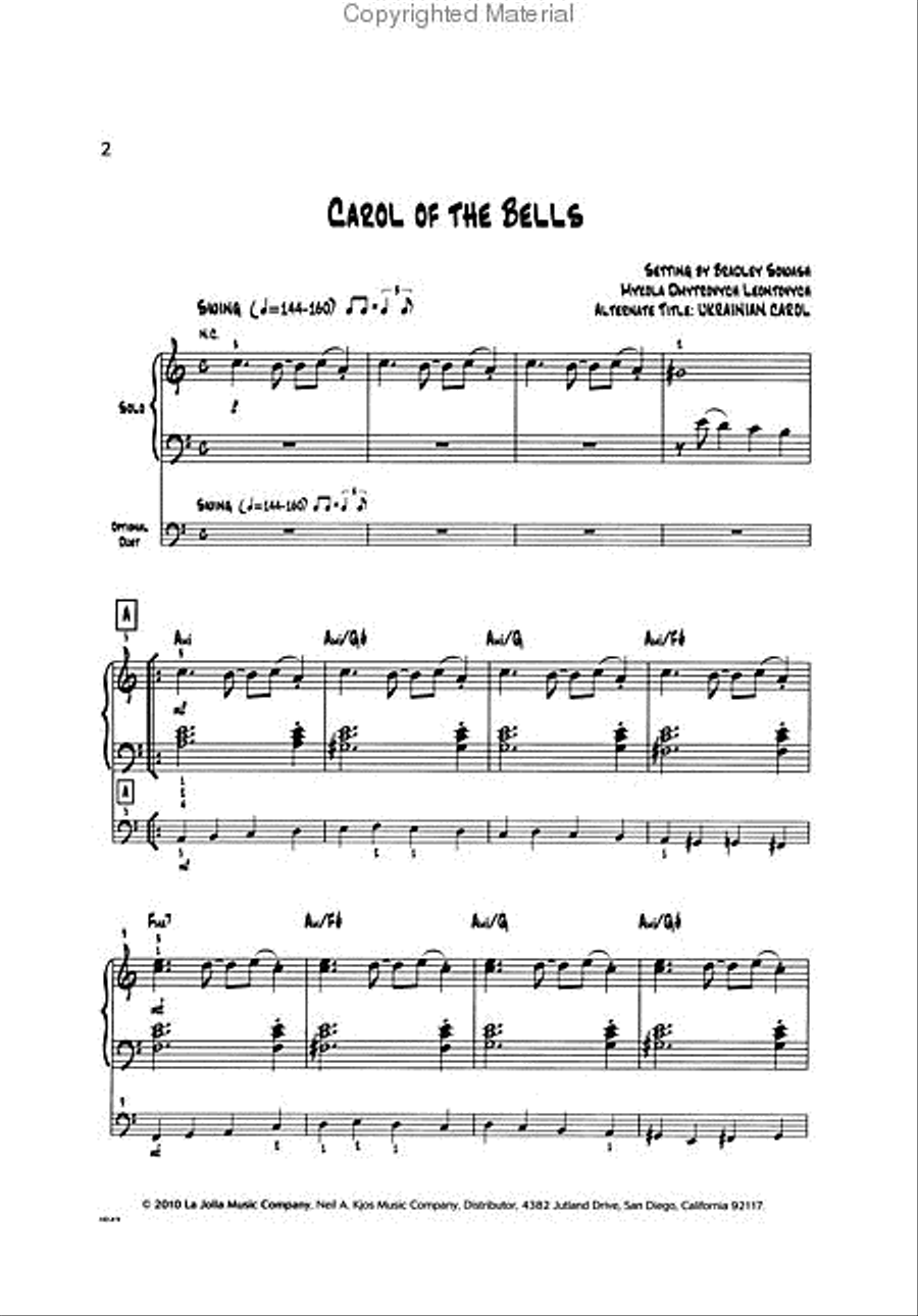 That's Jazz Christmas: Book Two Piano Method scores gallery preview page 2