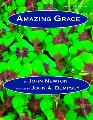 Book cover for Amazing Grace (String Trio): Violin, Viola and Cello