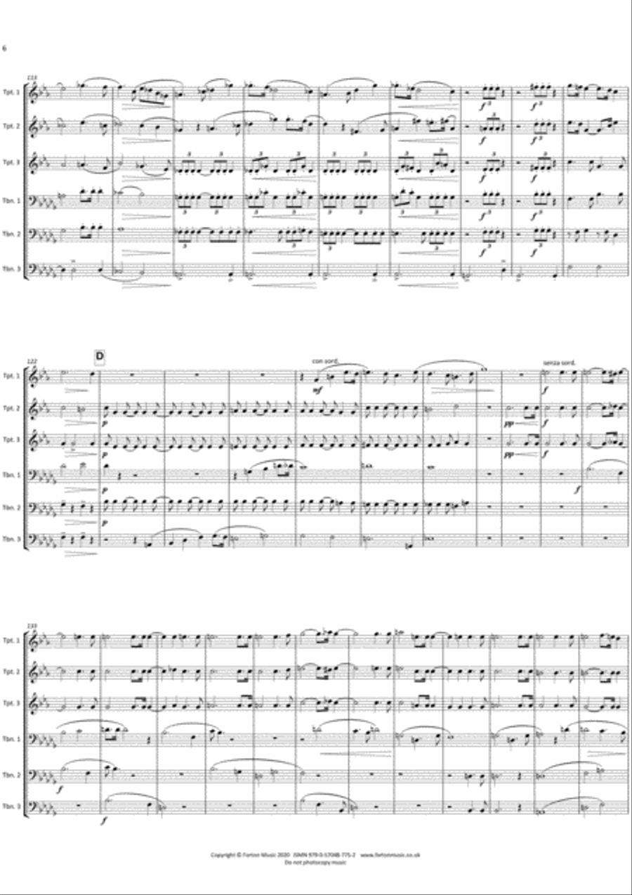Trauermarsch Trumpet scores gallery preview page 6