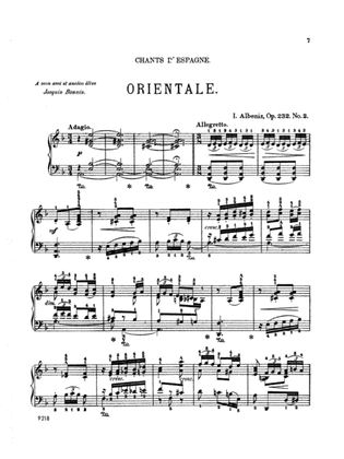 Albéniz: Songs of Spain, Op. 232