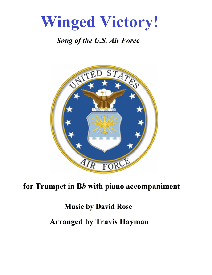 Winged Victory B-Flat Trumpet scores gallery preview page 1