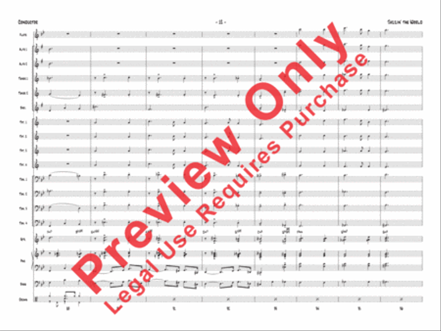 Jazzin' the World Jazz Ensemble scores gallery preview page 15
