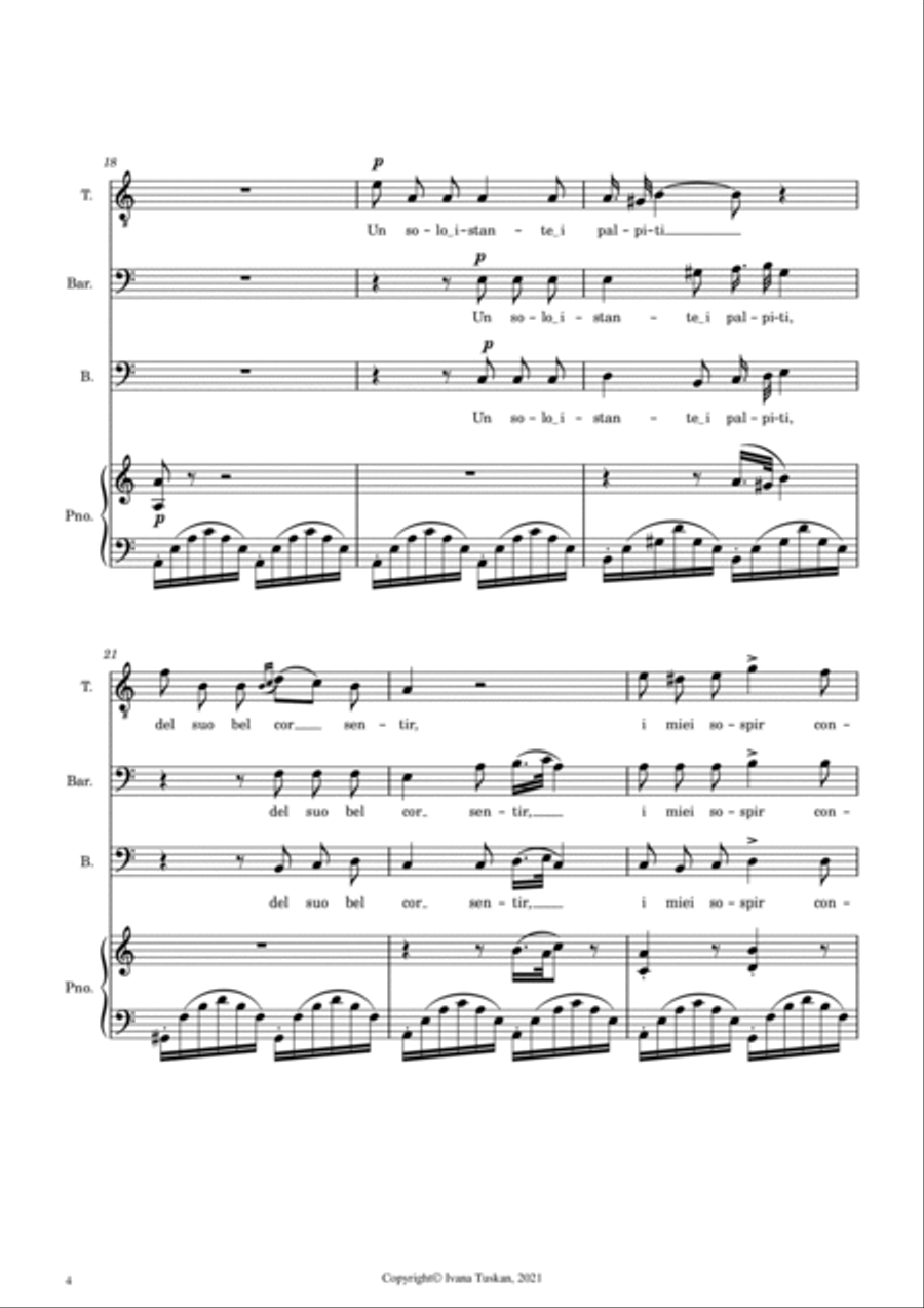 6 Choral Treasures for male voices (TBB, TTBB) TTBB scores gallery preview page 6