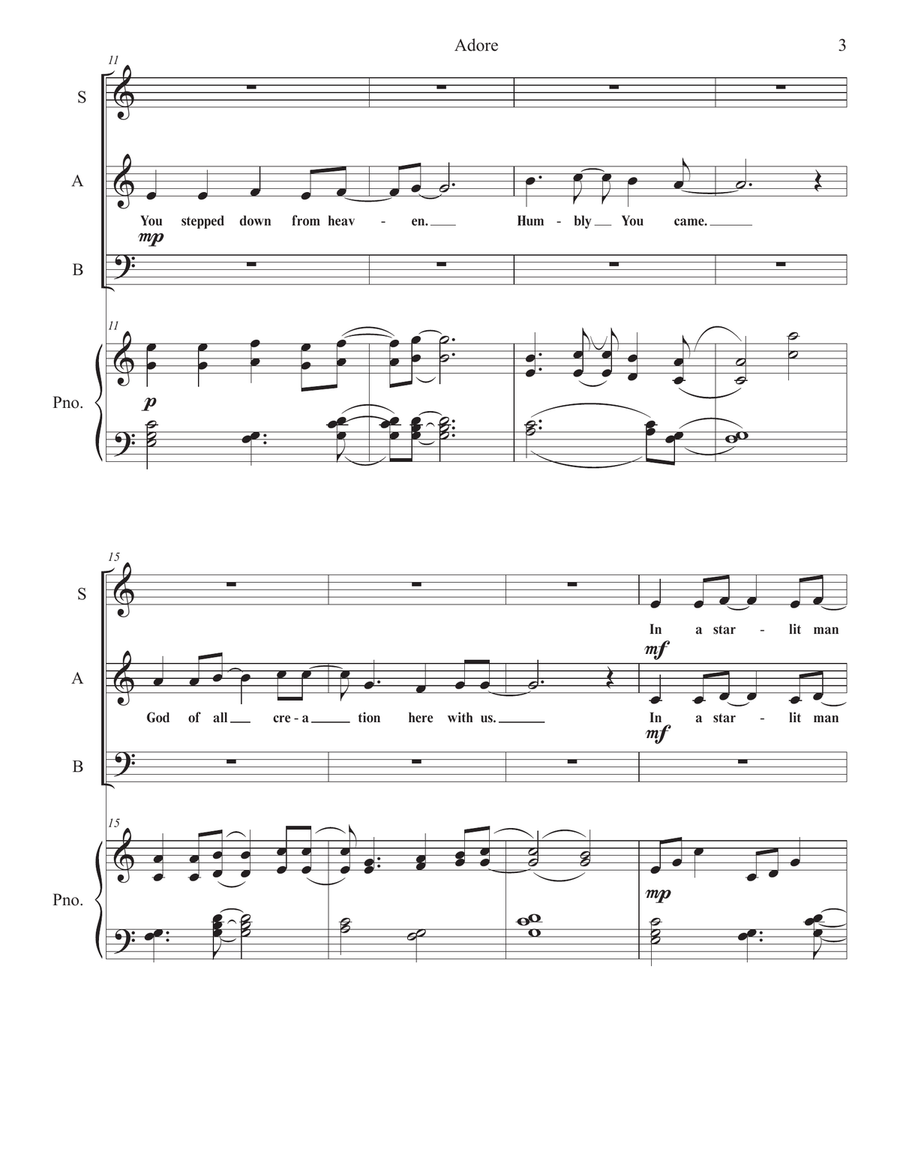 Adore 3-Part scores gallery preview page 3
