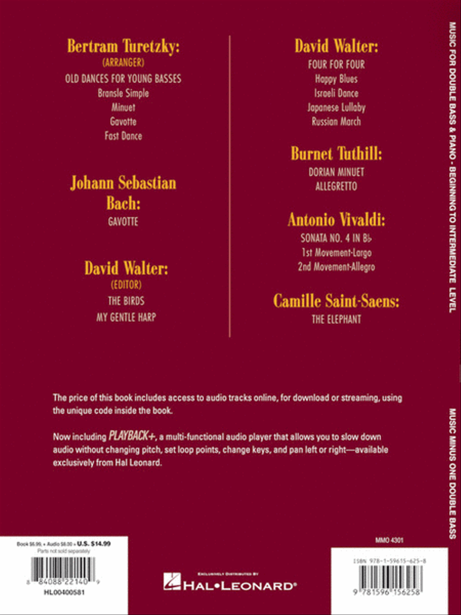 Music for Double Bass and Piano Double Bass scores gallery preview page 5