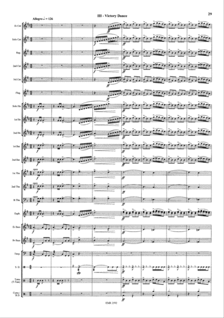 Celtic Visions Celtic Visions Brass Band scores gallery preview page 13